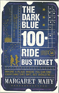 The Dark Blue 100 Ride Bus Ticket book cover